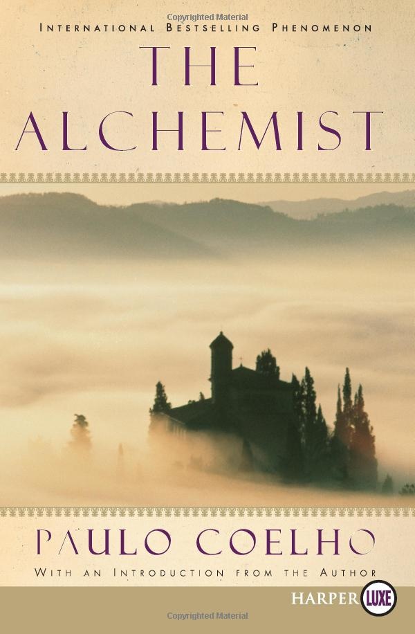 The Alchemist book cover by Paulo Coelho